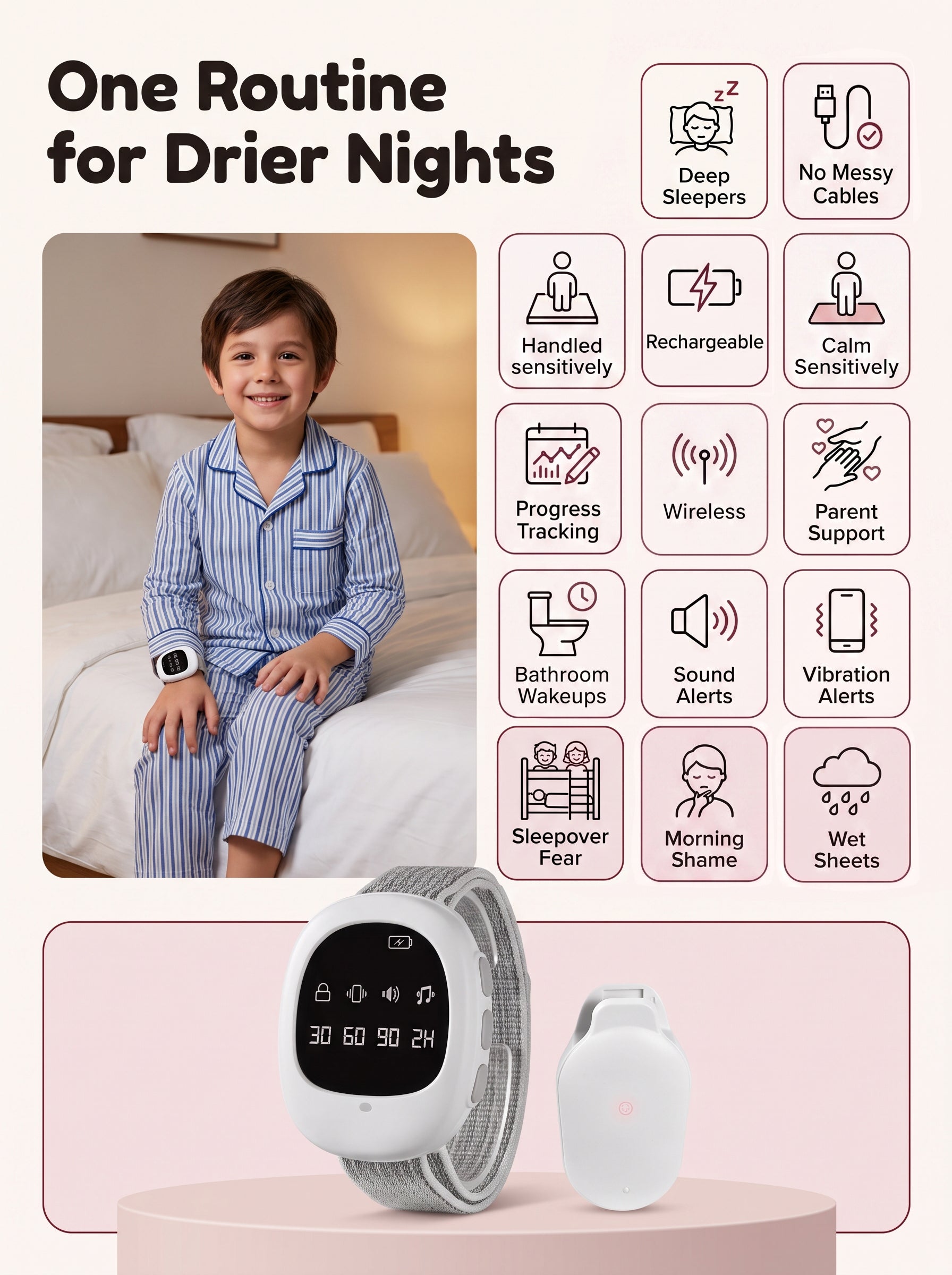 Carea NightCue Bedwetting Alarm
