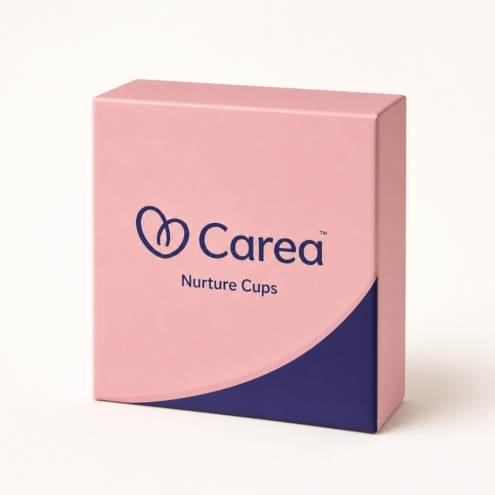 Carea Nurture Cups — PDP included items — retail box